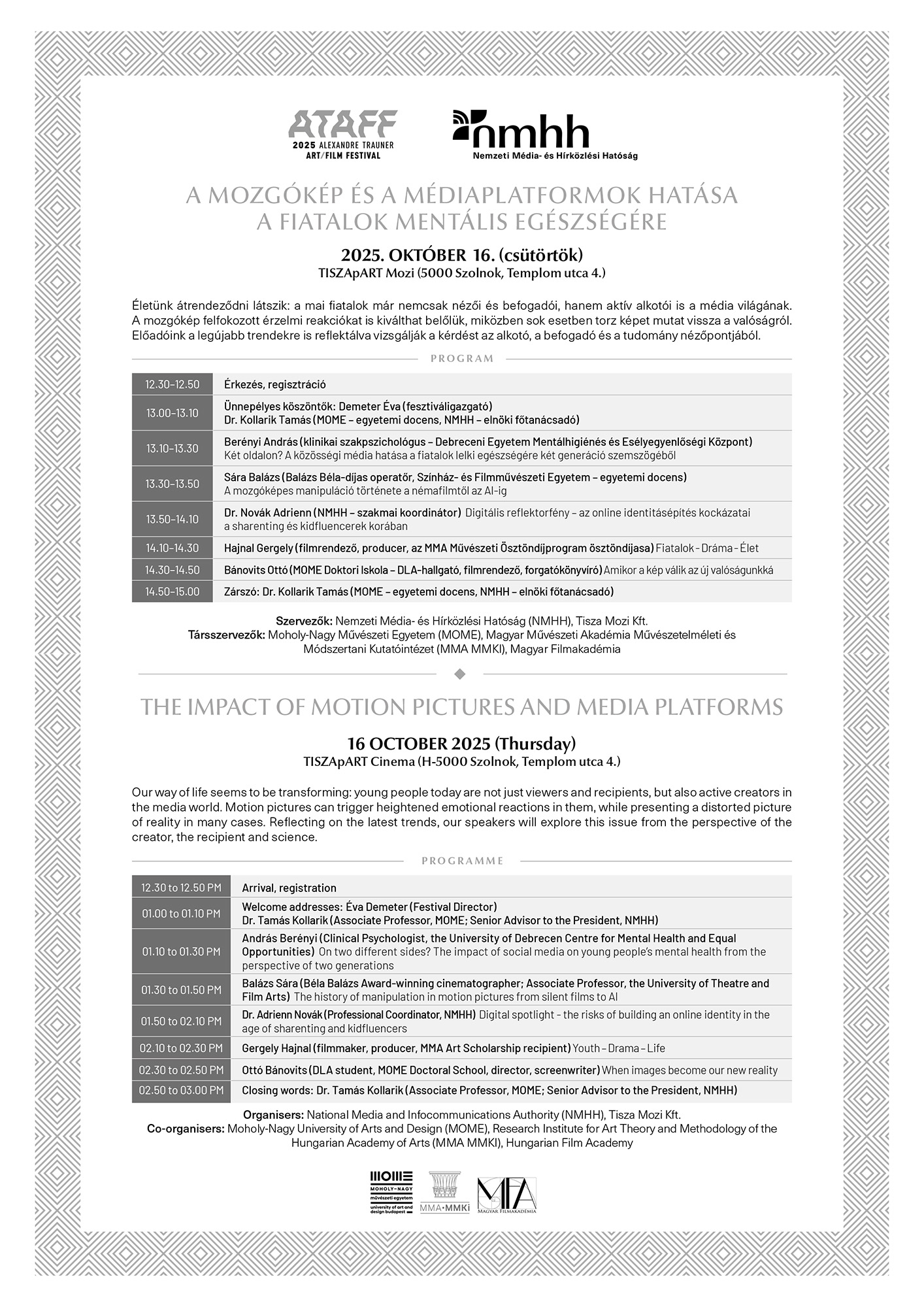 A mozgókép és a médiaplatformok hatása a fiatalok mentális egészségére