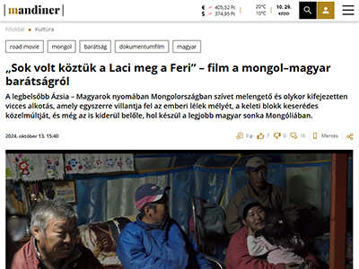 „Sok volt köztük a Laci meg a Feri” – film a mongol–magyar barátságról