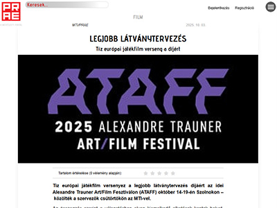 Legjobb látványtervezés - Tíz európai játékfilm verseng a díjért